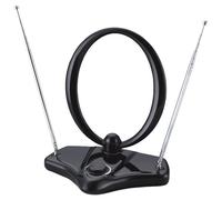 Antenna TV Amplificata da Interno Superior UHF VHF FM con Filtro 5G