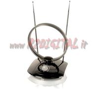 ANTENNA TV AMPLIFICATA DVB-T 38 dB VHF UHF FULL TELEVISORE DIGITALE TERRESTRE HD