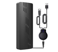 Antenna TV con Amplificatore di Segnale, Supporta 4K 1080P ATSC, DVB-T DTMB, ATSC, DVB-T2, DMB-T, ISDB-T