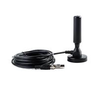 Antenna TV Digitale Ad Alto Guadagno 30dBi Amplificatrice DVB-T/FM Freeview For Cavo VHF 170-240Mhz/UHF 470-860Mhz Nero Facile Ampia Compatibilità