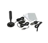 Antenna TV digitale amplificata 12/24V per camion, base magnetica - Lampa Globo-