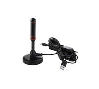 Antenna TV Digitale Con Amplificatore Di Segnale, Ventosa, Portata 50 Miglia, 25DBI Plug Play 1080P, Interna For Esterni Copertura più ampia(Style B)