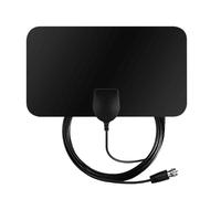 Antenna TV digitale HD amplificata 4K con ricezione del segnale a 360, antenna da interni per una visione TV Full HD cristallina, buona qualità,