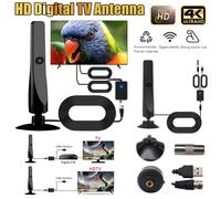 Antenna TV digitale HD DAB amplificata per interni ad alto guadagno 50 miglia con amplificatore VHF/UHF Set di antenne per esterni a risposta rapida