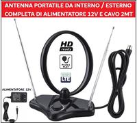Superior Antenna TV Amplificata per Interni DVB-2 FM DAB TNT HD