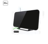 ANTENNA DIGITALE TERRESTRE PORTATILE AMPLIFICATORE 28DB DVB-T AUTO CAMPER CASA