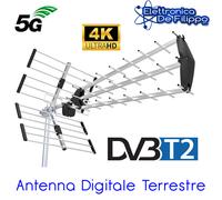 Antenna digitale terrestre UHF 5G LTE Ready Alta Resa Alto Guadagno DVB-T2