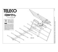 Antenna Tv Direttiva Uhf 6 Elementi Max12db TELECO GROUP AEG40