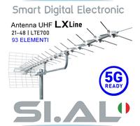 Antenna TV esterna banda UHF 93 elementi direttiva con filtro 5G LTE emmesse