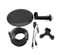 Antenna TV Esterna Con Ricezione Direzionale A 360°, Lunga Oltre 100 Miglia, Migliora La Stabilità HDTV VHF E UHF 4K For Soffitta/camper, Cavo Coassiale Da 39 Piedi Facile Ampia Compatibilità