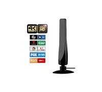 Antenna TV HD per interni compatibile con Smart TV, ricezione cristallina per ABC, CBS, NBC e Fox, senza canone mensile.