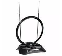 ANTENNA TV INTERNA AMPLIFICATA 38 DB ANTENNA PER TV DIGITALE SEGNALE FULL HD DVB