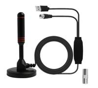 Antenna TV Interna, Antenna TV Interna Potente, Antenna TV Interna HDTV, Antenna TV Interna Long Range Reception con Base Magnetica/Amplificatore, per Home Smart Televisione/Radio