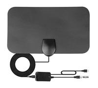 Antenna TV Interna Digitale 150 Miglia con Amplificatore potentissimo da 36db Segnale fino a 8K 1080p VHF UHF DVB-T/DVB-T 2 Canali Gratuiti, Cavo Coassiale da 5 metri