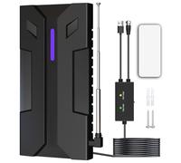 Antenna TV Interna DVBT2 Antenna TV EsternoWavemax Festberg Hitenna TV Antennes,Rewave Antenna 2025, antenna per interni con segnale forte, antenne Smart TV 30dBi per esterni HD/4K (HE06)