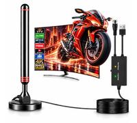 Antenna TV interna per Smart TV, antenna digitale HDTV per canali locali (rosso)