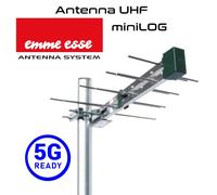 Antenna TV mini LOG 12 elementi banda UHF 21-48 Filtro 5g emme esse