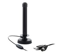 Antenna TV per auto, camper, cellulare, DVB-T2 FM, magnetica, Mistral MI-ANT100