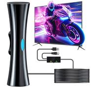 Antenna TV per canali locali, antenna TV HD 2026 per Smart TV da interni con amplificazione, supporta antenna interna 4k 1080p/antenna esterna, antenna digitale facile da installare cavo coassiale