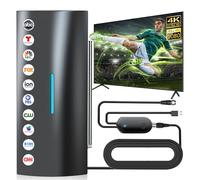 Antenna TV per interni da 5000 miglia, antenna digitale per Smart TV da interni, antenna HD per canali locali con amplificatore di segnale, supporta 4K 1080P tutti i televisori - 40 piedi