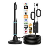 Antenna TV per Smart TV da interni, antenna TV digitale 2026 per canali | Antenna digitale a lungo raggio di ricezione a 360° per Smart TV da interni per tutti i televisori, facile da installare