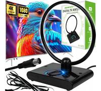 Antenna TV universale e amplificatore DVB-T FHD 4K