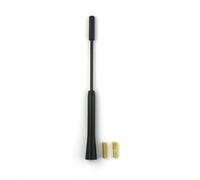 Antenna universale da tetto per auto da 17 cm, antenna stereo per radio FM/AM in metallo, antenna amplificata per automobile(Black)