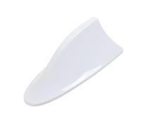 Antenna universale per pinna di squalo per auto, copertura per antenna decorativa per sul tetto del segnale radio AM/FM per, per camion SUV per (nero) (bianco)
