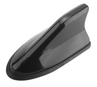 Antenna universale per pinne di squalo per auto, in fibra di carbonio, antenna di segnale FM/AM per SUV, camion, furgoni, tuning automatico (nero)