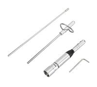 Antenna UV dual band Klanata NL 770S, antenna ricetrasmittente mobile 144 430 MHz con guadagno 2,15 dBi, antenna per autoradio in acciaio inossidabile