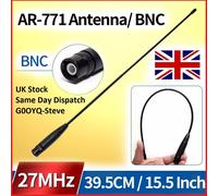 Antenna Whip BNC 27MHz CB Radio 11M T-X H100 42DS HP82 AE2990 H520 Midland Jopix