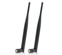 Antenna WiFi 6DBi SMA Maschio Dual Band Omnidirezionale 2.4GHz 5GHz 5.8GHz Antenna MIMO per Router Wireless, PC Desktop Adattatore USB, Telecamera IP Sicurezza, Extender, 2 Pezzi