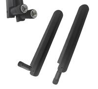 Antenna WiFi 6E Dual Band 2.4/5/5.8GHz 12dBi ad alto guadagno - Connettore MIMO RP-SMA per router, scheda di rete wireless, adattatore USB, telecamera IP e videosorveglianza - Compatibile con