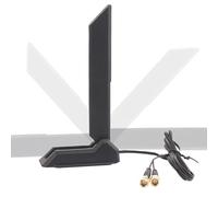 Antenna WiFi Per PC - Antenne Di Rete Informatica Tri-Banda,Router di Rete Wireless con Base Magnetica e Cavo di Prolunga da 119 cm per Desktop Domestico e Mobile