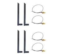Antenna WiFi wireless dual band 6Dbi 2X Cavo RP-SM MHF4 per