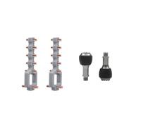 Antenna Yagi sostituibile per ripetitore di segnale per drone DJI NEO Mini 4K/Mini 3/3Pro/Mavic 3 Classic/Mavic Air 2/2S, gamma estesa 5,8 GHz (grigio rosso e bilanciere)
