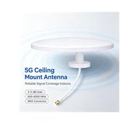 Antenne da Soffitto 5G da 600-6000 MHz, Antenne da Interno Impermeabili, Utilizzate per Amplificatori di Segnale per Telefoni Cellulari e Telefoni.