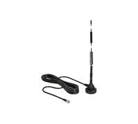 ANTENNE DI RETE DELOCK 12427 Antenna LTE GSM UTMS SMA 5dBi rigida, base magnetica nera