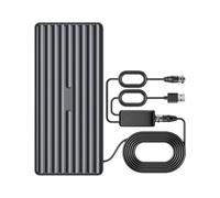 Antenne HDTV a lungo raggio per televisori 4K 1080P con segnale potenziato ricezione oltre 1800 miglia uso interno esterno cavo coassiale incluso