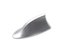Antenne per auto Antenna decorativa a pinna di squalo per tetto auto per SEAT Altea Toledo MK1 MK2 Ibiza Cupra Leon adatta per Skoda Fabia Antenna Auto(Silver)