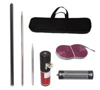 Antenne radio JPC350 HF per radio Ham - 3.5-50MHz All Band HF Antenna verticale 6M-80m - 10 bande antenna W/regolatore scorrevole per esterni
