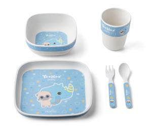 Anteprima Brands YOOHOO BABY BY NUVITA BAMBOO KIT PAPPA 12+ LIGHT BLUE