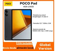 Anteprima mondiale della versione globale del tablet POCO Pad con display da 12,1" 120Hz 2.5K Snapdragon 7s Gen 2 10000mAh 33W Xiaomi HyperOS Global Version Gray