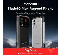 DOOGEE Blade10 Max Rugged Phone 6.56 90Hz IPS Display 8GB 256GB 1.54 'display posteriore 50MP AI 8GB 256GB Black