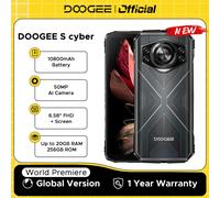 Anteprima mondiale DOOGEE S Cyber Robusto Telefono 6.58" 90Hz Schermo IPS 10800mAh Batteria di grandi dimensioni 8GB + 256GB 50MP AI Fotocamera principale Android 14 8GB 256GB Bk Red