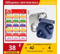 Anteprima mondiale Versione globale CMF Buds 2 Plus Driver LCP da 12 mm per un suono ricco ed bilanciato ANC ibrido da 50 dB LDAC ad alta risoluzione