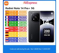 Anteprima mondiale Versione globale Redmi Note 14 Pro+ 5G 14 pro plus Smartphone Snapdragon 7s Gen 3 Fotocamera posteriore da 200 MP