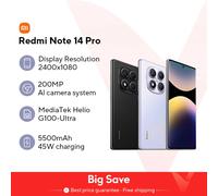 Xiaomi Redmi Note 14 Pro 16,9 cm (6.67") Dual SIM ibrida Android 14 4G USB tipo-C 8 GB 256 GB 5500 mAh Nero