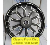 " Anteriore & 10 Raggi IN Lega Ruota Cerchio Coppia " Per Reale Enfield