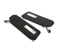 Anteriore Aletta Parasole Per Chevy Per Corvette Per C5 1997-2004 Alette Parasole Specchio Cosmetico Coppia Pannello Anteriore 10442033 10442034 Auto Auto Visiera Parasole(Black 1 Pair)